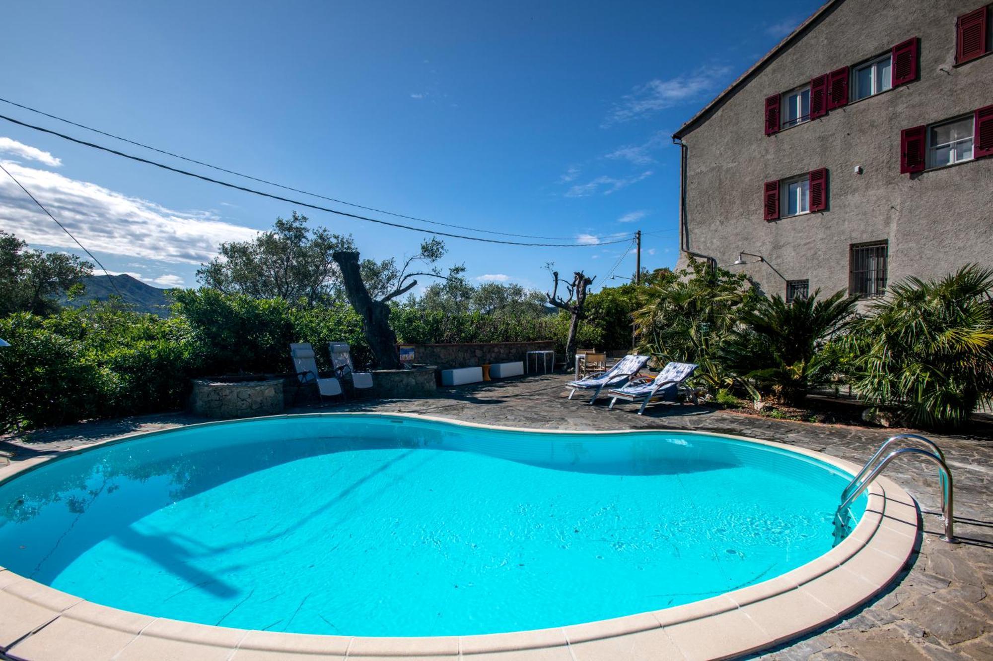 277 - Il Frantoio Della Marchesa - Giardino E Piscina Nel Verde Di セストリ・レヴァンテ エクステリア 写真