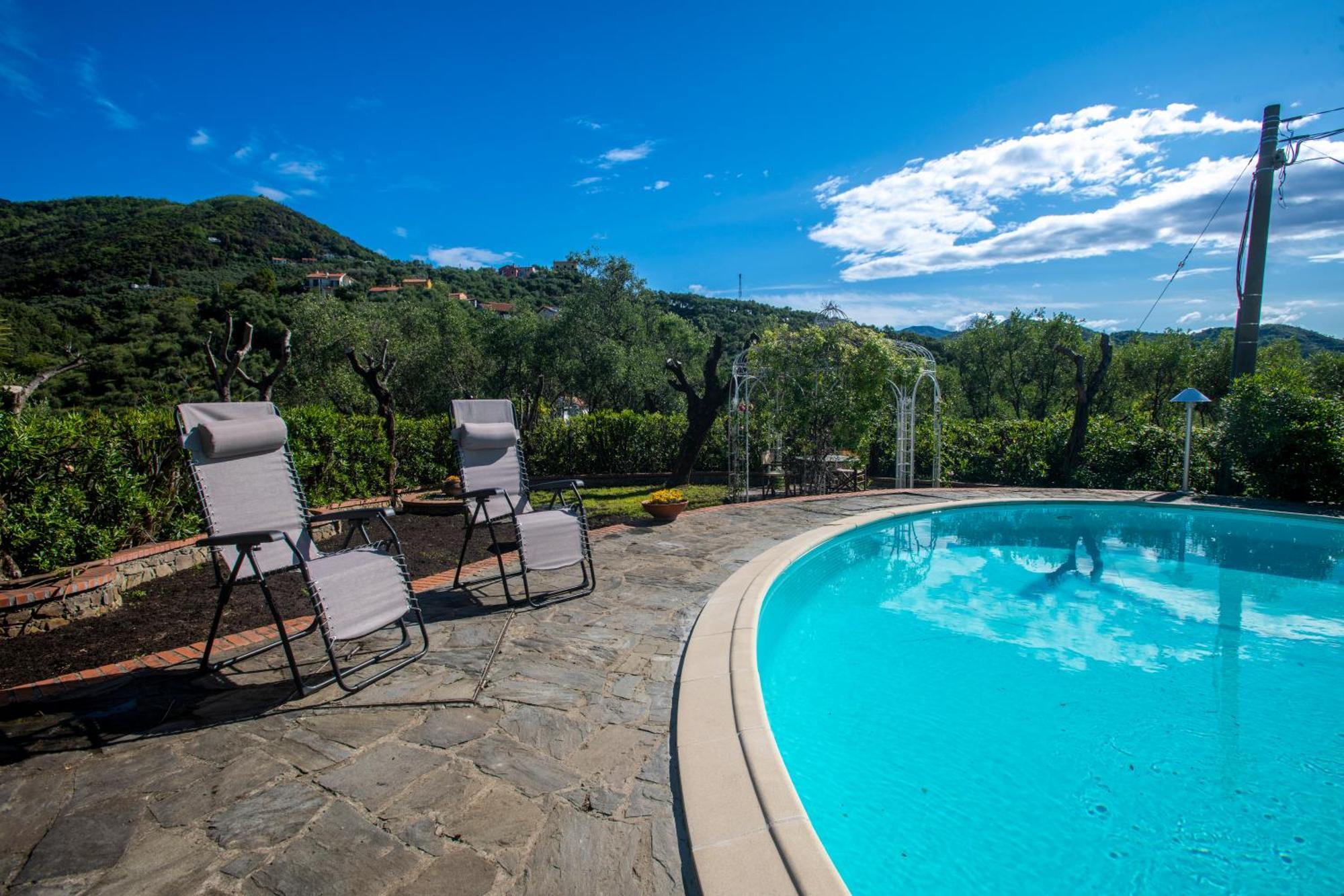 277 - Il Frantoio Della Marchesa - Giardino E Piscina Nel Verde Di セストリ・レヴァンテ エクステリア 写真