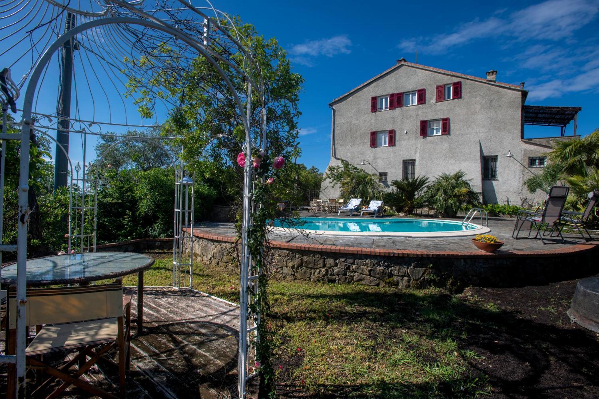 277 - Il Frantoio Della Marchesa - Giardino E Piscina Nel Verde Di セストリ・レヴァンテ エクステリア 写真