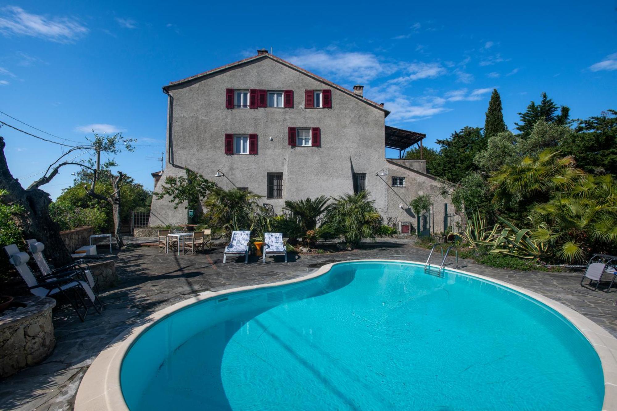 277 - Il Frantoio Della Marchesa - Giardino E Piscina Nel Verde Di セストリ・レヴァンテ エクステリア 写真